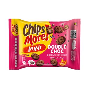 ChipsMore! Mini Double Choc Chocolate Chip Cookies 80g - 4275552