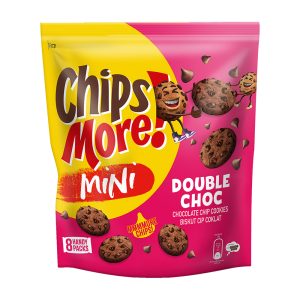 ChipsMore! Mini Multipack Double Choc Chocolate Chip Cookies ( 8 x 28g ) - 4275551