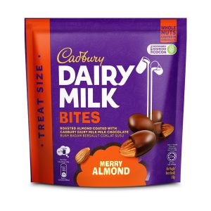 Cadbury Dairy Milk Merry Almond Bites 120g